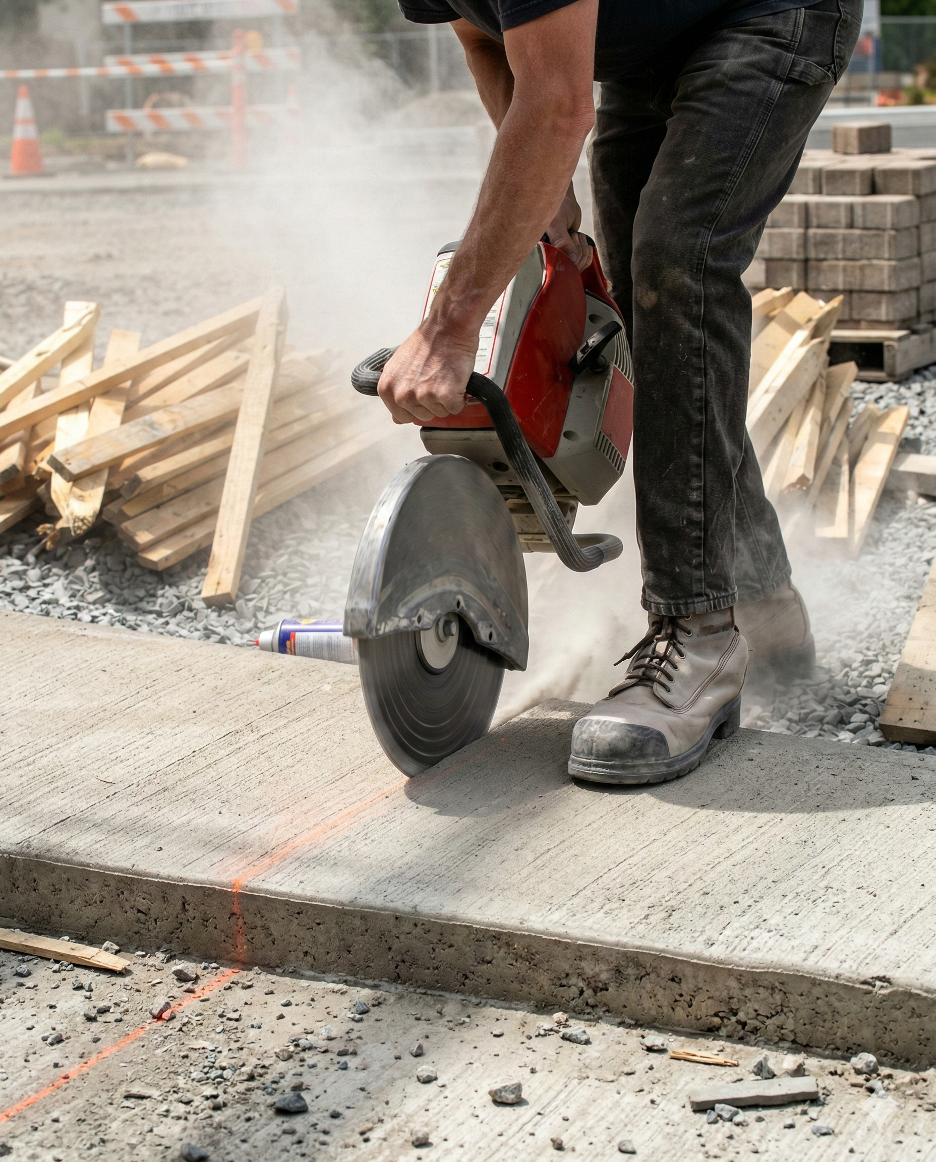 SB Concrete Cutting team at work